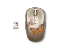 2.4G Wireless Optical Mouse featuring Vivienne Tam ‘Butterfly Lo