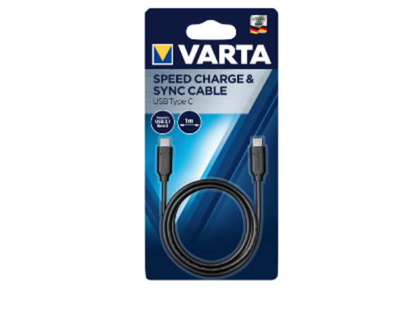 Varta SPEED CHARGE & SYNC CABLE USB, 1 m, USB C,...